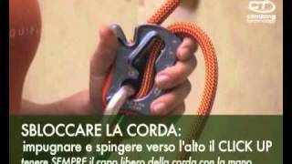 CLICK UP [italiano]  Assicuratore di Climbing Technology