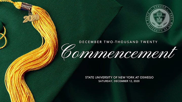 SUNY Oswego 2020 Commencement: Graduate Studies