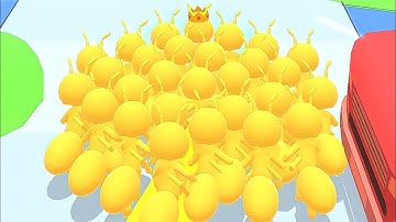 Tiny Run 3D Gameplay Levels 4-6 (iOS, Android)