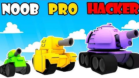 NOOB vs PRO vs HACKER - Tank Blast 3D Part 2 | Gameplay Walkthrough (Android,iOS)