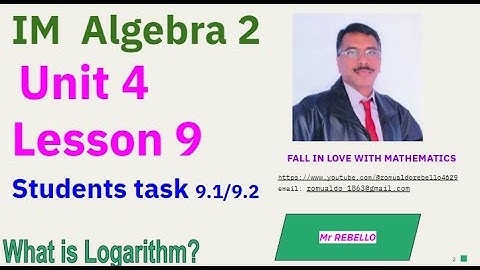 Unit 4 | Lesson 9 | Student