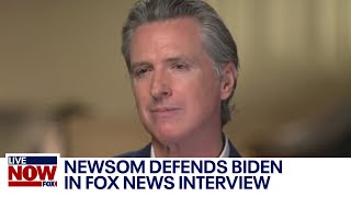 Newsom Hannity interview: Defends Biden, dodges 2024 question in first FOX News interview since 2010