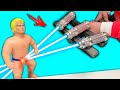 EXPERIMENT: Most Powerful Laser VS Stretch Armstrong