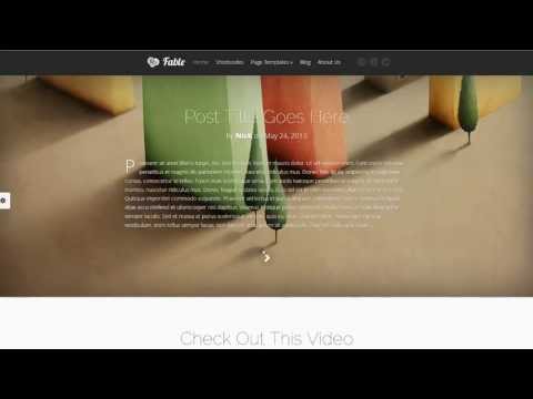 Fable Elegant Wordpress Theme Review