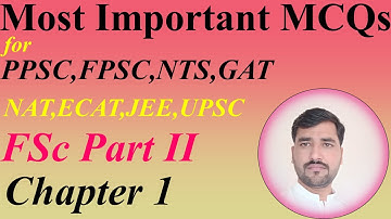 PPSC FPSC Lecturer Mathematics Preparation |NTS GAT NAT JEE CSIR  |  FSc Part 2 Chap 1 MCQs.