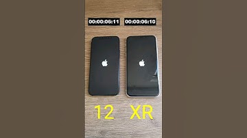 iPhone 12 VS iPhone XR SPEED TEST #shorts