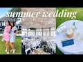 VLOG | summer wedding, beach day, packing for Chicago!