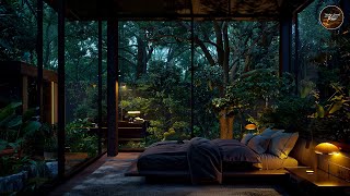 Relaxing Soft Piano Music  Relieve Stress and Fall Asleep Immediately With The Sound Of Heavy Rain⛈