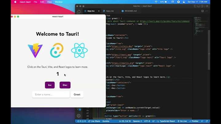 Desktop Application using ReactJs + Tauri | Killer of ElectronJs