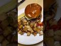 Breakfast burger feastonthesetv feastonthese foodie burger brunch shorts breakfast