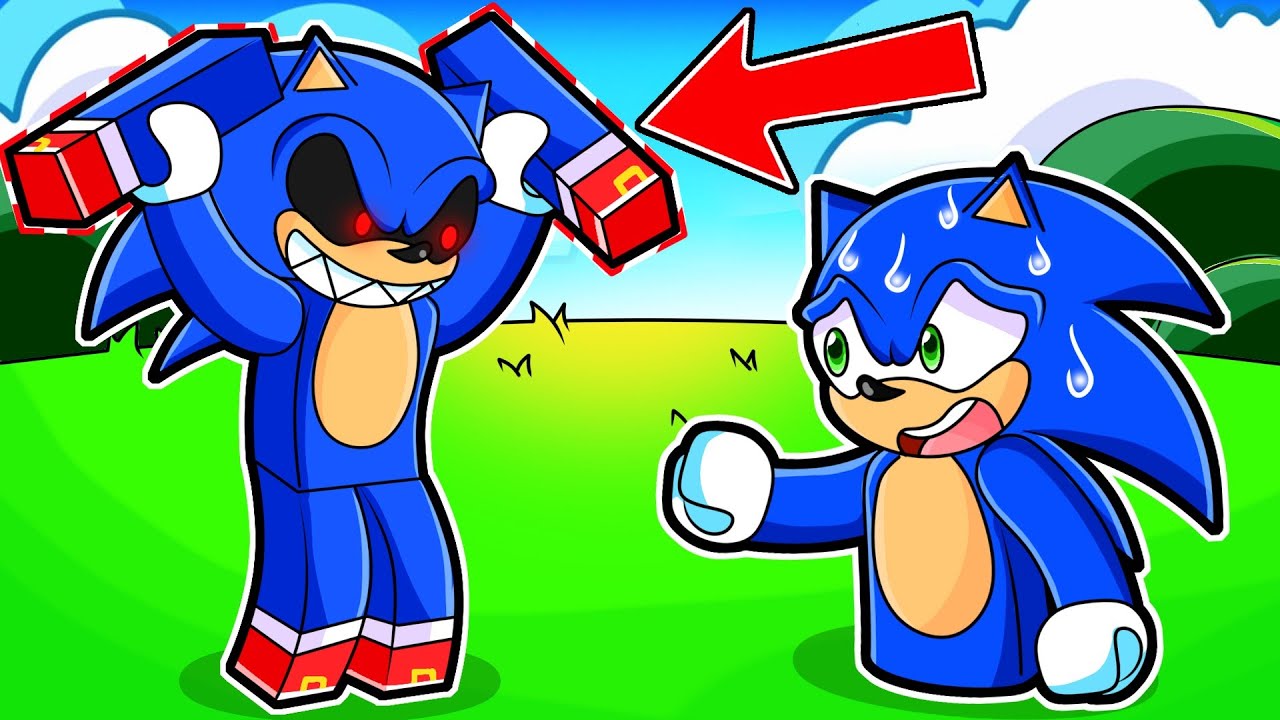¡SONIC .EXE LE ROBA LAS PARTES DEL CUERPO a SONIC en ROBLOX!