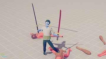 ZORO ( ONE PIECE ) VS EVERY  UNITS -Totally Accurate Battle Simulator