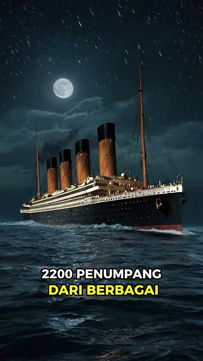 SAMPAI-SAMPAI DIJADIIN FILM LHO! TENGGELAMNYA TITANIC!