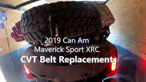 2019 Can-Am Maverick Sport XRC - CVT Belt Replacement