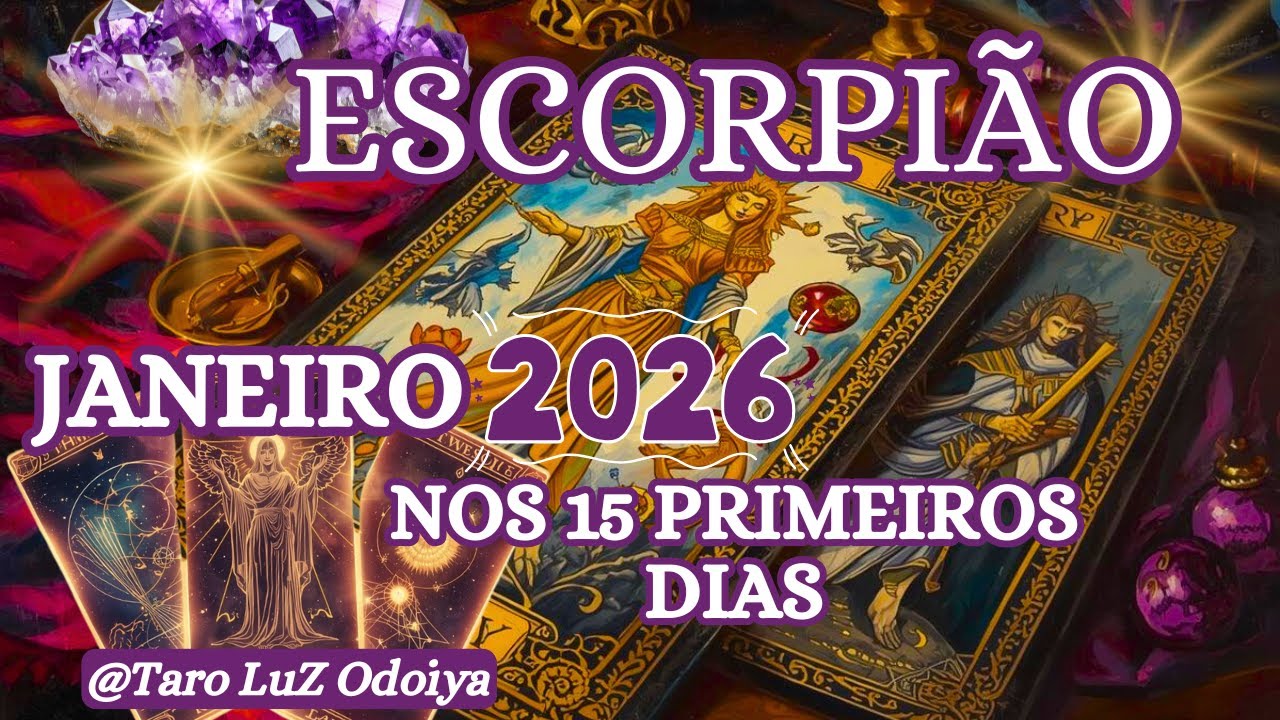 ESCORPIÃO-JANEIRO💫2026-VOCÊ VAI RECEBER UMA BENÇÃO! BASTA ABRIR-SE PARA ELA! PARECE UM MILAGRE...