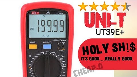 UNI-T UT39E+ 20,000 COUNT CHEAP-O Multimeter Review & Teardown!