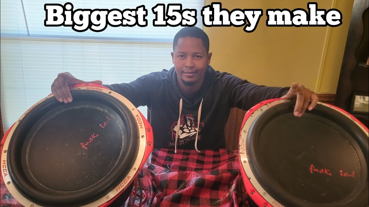 I brought the biggest 15s subwoofer they make YouTube