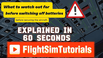 Watch out for this when switching off the batteries in the A320 series. APU shutdown explained. [EN]