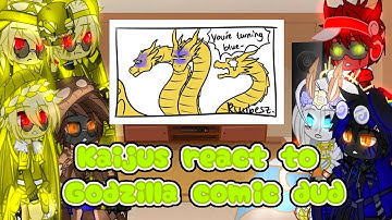 // Kaijus React to Godzilla comic dud ( made by Cougar Macwall Va )