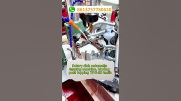 Rotary disk automatic tapping machine, binding post tapping 7/16-20 teeth in China