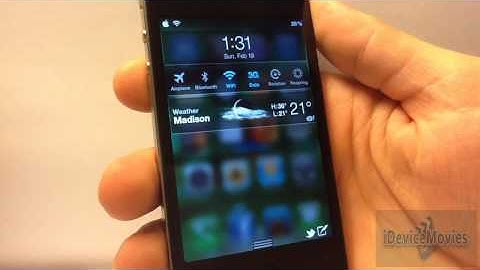 Best Cydia Jailbreak Tweaks: BlurriedNCBackground Blur Notification Center