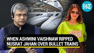 'Indian soil unfit...': How Ashwini Vaishnaw slammed TMC MP Nusrat Jahan for remarks on Bullet train