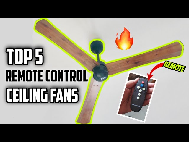 Remote Control Ceiling Fan S