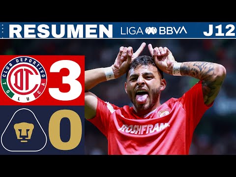 Toluca destroza a Pumas en el infierno 