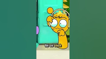 hồng bị mắc kẹt trong bồn cầu công cộng #cartoon #hoathinh #thinhhanh #shorts