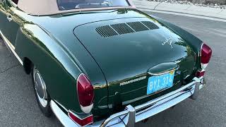 Karmann Ghia walk around: top up