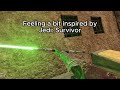 Jedi survivor inspired lightsaber fighting in vr