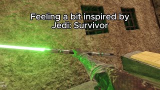 Jedi: Survivor Inspired Lightsaber Fighting in VR