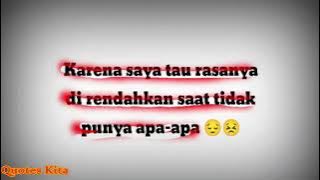 Status WA sedih Alasan saya bekerja Keras