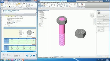 A2. Revit in WWT family. #3b. Bolt & nut-RevA-part 2