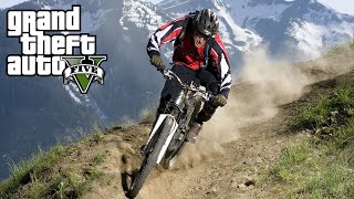 MOUNTAIN BIKE TO THE TOP! (GTA5 Funny Moments)