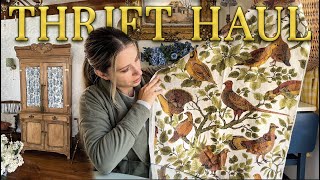 Thrift & Antique Store Haul with Home Styling Ideas + A Thrifty DIY (EASIEST NO-SEW LAMPSHADES)!