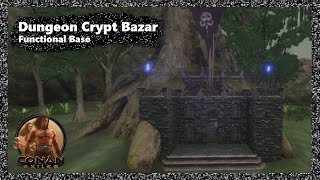 Bazar Dungeon Master (Crypt) Functional Base - Conan Exiles - Speed Build