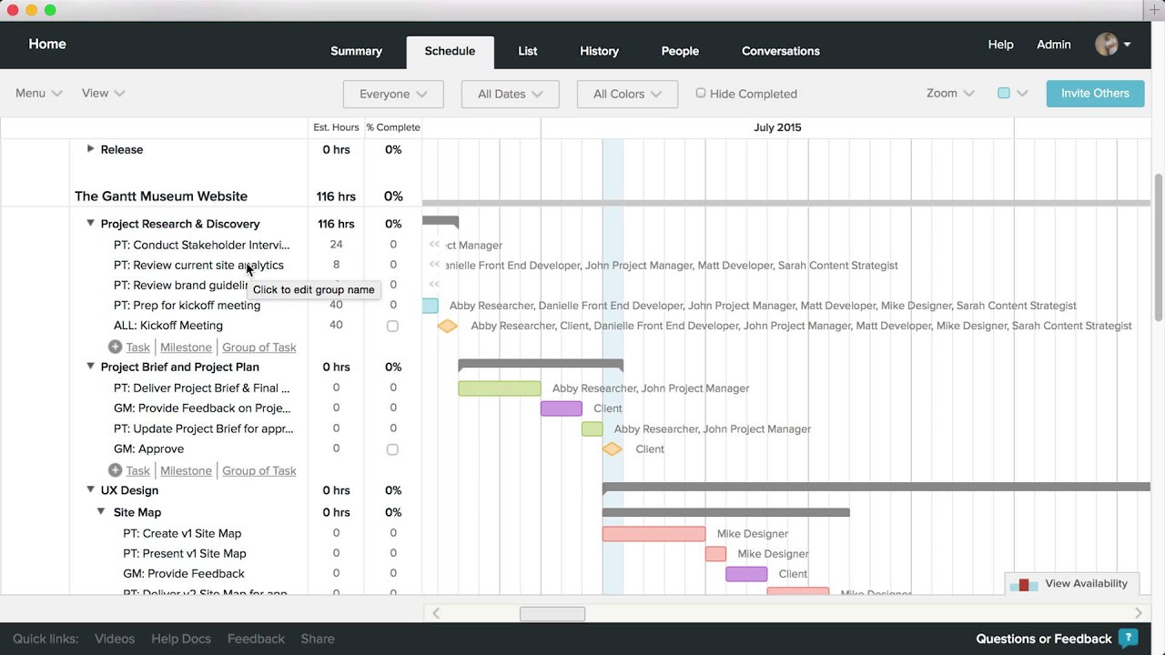 Teamgantt Chart