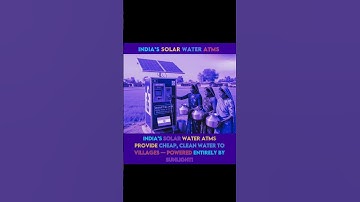 Solar-Powered Water ATMs Transform Rural India | Clean Water for All 🌞💧