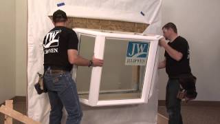 how to install a projection window