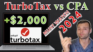 Should I Pay Someone To Do My Taxes For Me? TurboTax vs CPA | What They Don