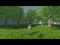 testing Godot 3D (grass and trees)