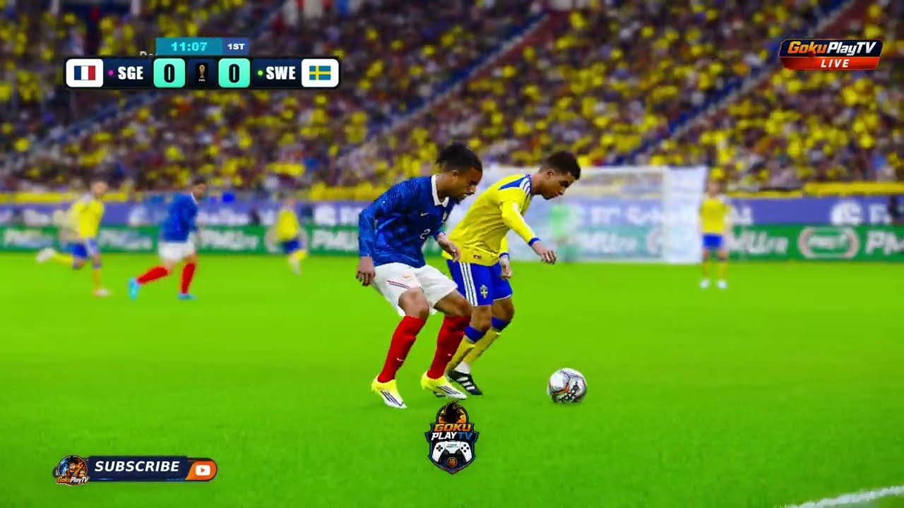 🔴 LIVE NOW: FRANCE VS SWEDEN MATCH | WORLD CUP | FRANCE VS SWEDEN LIVE | PES 2021 SIMULATION