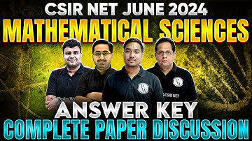 CSIR NET Response Sheet 2024 | CSIR NET Mathematics Analysis & Detailed Solution | PW