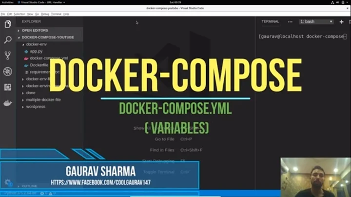 12. Docker Compose (in Hindi) : variable, .env and include variable file in docker-compose.yml