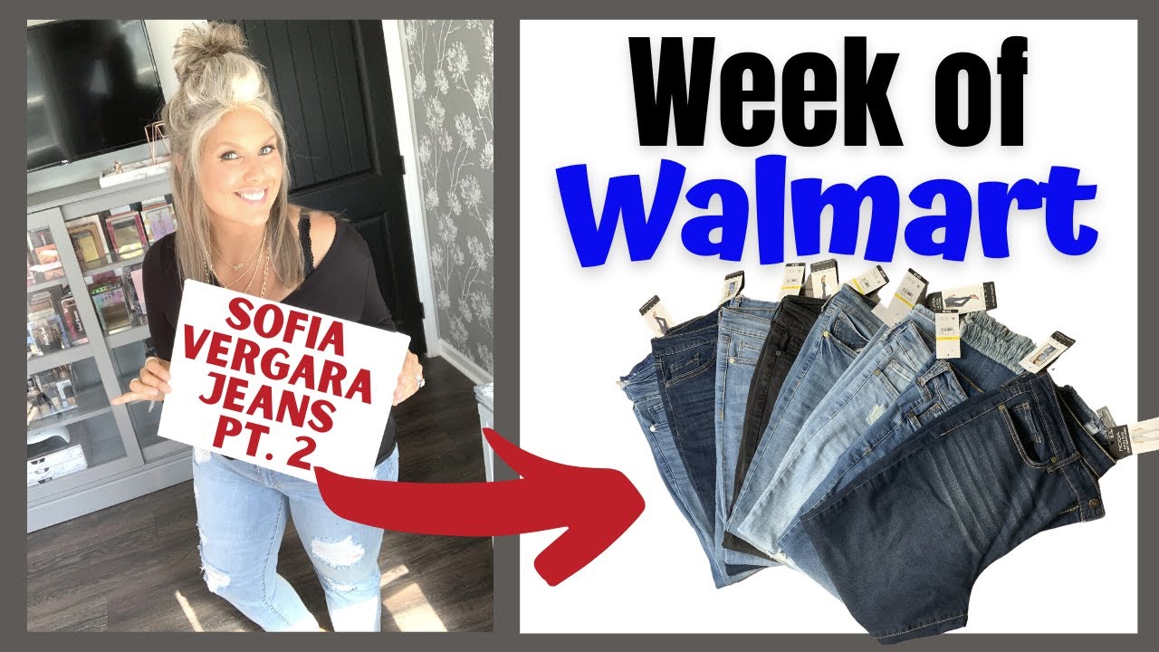 HUGE Sofia Vergara Dressy Jeans Try-On Haul, Week of Walmart