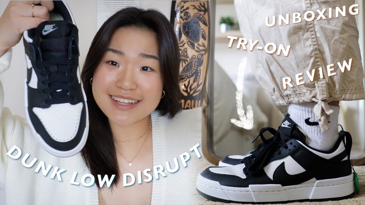 人気話題!Nike Wmns Dunk Low Disrupt Black White NIKE DUNK LOW DISRUPT 'BLACK' - unboxing + honest review +