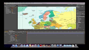 Indiana Jones Scrolling Map After Effects Tutorial-Part 1