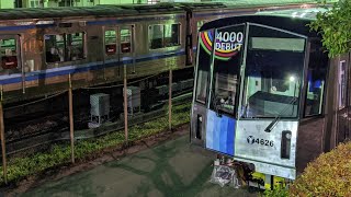 【甲種輸送から陸送まで！】横浜市営地下鉄 4000形 上永谷車両基地に到着！