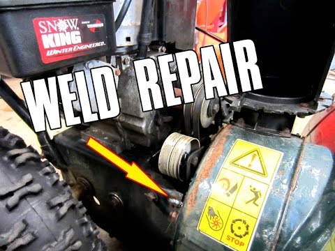 DIY - Welding Repair On Snowblower thumbnail